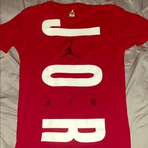 Red Air Jordan T-shirt
